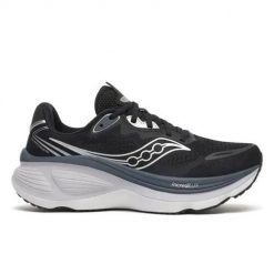 Buty do biegania damskie Saucony Hurricane 26. Czarne obuwie sportowe damskie Saucony, bez wzorów, z materiału, do biegania. Za 1,072.00 zł.