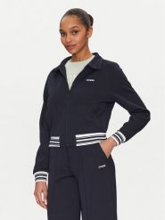 Guess Bluza V5GQ03 KCYF2 Granatowy Regular Fit. Niebieskie bluzy damskie Guess, xl, z aplikacjami, z syntetyku, bez kaptura. Za 329.99 zł.