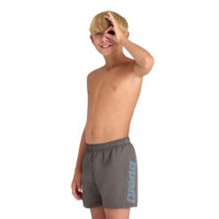 Spodenki kąpielowe chłopięce szorty plażowe na basen Arena Beach Short. Niebieskie szorty dla chłopców Arena, bez wzorów, sportowe. Za 79.99 zł.