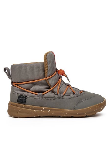 Camper Śniegowce K900324 S Szary. Szare buty zimowe chłopięce Camper, bez wzorów, z materiału, bez zapięcia. Za 309.99 zł.