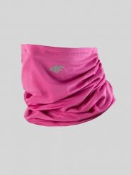 4F Bandana uniseks - różowa Uniwersalny. Czerwone szaliki męskie 4f, bez wzorów, z polaru. Za 39.99 zł.