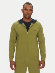 BOSS Bluza Mix&Match 50515313 Zielony Regular Fit. Zielone bluzy męskie Boss, m, bez wzorów, z bawełny, bez kaptura. Za 279.99 zł.