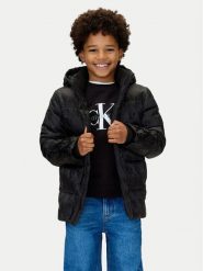 Calvin Klein Jeans Kurtka zimowa IB0IB02570 Czarny Regular Fit. Czarne buty zimowe chłopięce Calvin Klein Jeans, na zimę, bez wzorów, z jeansu, bez kaptura. Za 669.99 zł.