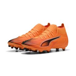 Damskie buty piłkarskie ULTRA 6 MATCH+ FG/AG PUMA. Brązowe obuwie sportowe damskie Puma, bez wzorów, do piłki nożnej. Za 419.00 zł.