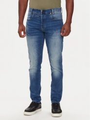 G-Star Raw Jeansy D-Staq D06761-8968 Granatowy Slim Fit. Niebieskie jeansy męskie G-Star Raw, retro. Za 379.99 zł.