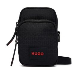 Saszetka HUGO. Czarne saszetki męskie Hugo, młodzieżowe, małe. Za 399.99 zł.