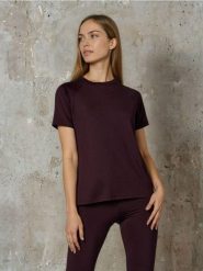 Koszulka z raglanowym rękawkiem - czerwony. Czerwone t-shirty damskie Sinsay, l, bez wzorów, bez kołnierzyka. Za 25.99 zł.