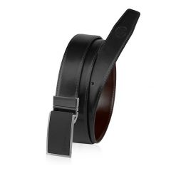 Skórzany pasek męski czarno-brązowy ELITE BETLEWSKI® czarno-brazowy 115-cm. Brązowe paski damskie bez wzorów. Za 67.65 zł.