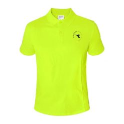 Koszulka polo męska Diadora Essential Sport. Żółte koszulki polo męskie Diadora, m, bez wzorów, sportowe, bez ramiączek. Za 129.99 zł.