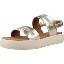 Sandały GEOX D CAMALEI Złoty. Żółte obuwie sportowe damskie Geox, trekkingowe. Za 333.99 zł.