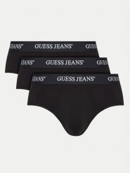 Guess Jeans Komplet 3 par slipów M4BZ43 K6YW1 Czarny. Czarne slipki męskie Guess Jeans, m, z aplikacjami, z bawełny. Za 149.99 zł.