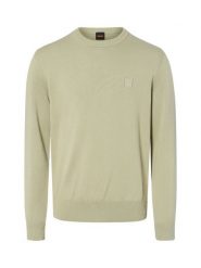 BOSS Orange sweter z dzianiny z zawartością kaszmiru - Kanovano Mężczyźni Bawełna zielony, XL. Pomarańczowe swetry przez głowę męskie Boss Orange, m, bez wzorów, z bawełny, bez kołnierzyka. Za 549.95 zł.