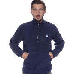 Męska kurtka Leone 1947 Apparel Micro Polar, ze stójką i zamkiem do połowy. Niebieskie kurtki sportowe męskie LEONE 1947 APPAREL, l, bez wzorów, z polaru. Za 65.68 zł.