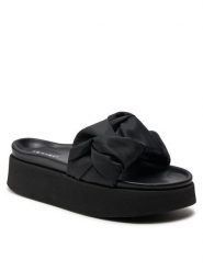 Inuikii Klapki Fjord Flower 70103-126 Czarny. Czarne klapki damskie Inuikii, bez wzorów, z materiału, bez obcasa. Za 819.99 zł.