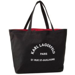 Torebka KARL LAGERFELD. Czarne torebki do ręki damskie KARL LAGERFELD, bez wzorów, klasyczne, bez dodatków. Za 779.99 zł.