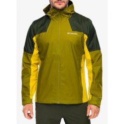 Kurtka przeciwdeszczowa Columbia Inner Limits III Jacket. Zielone kurtki męskie Columbia, bez wzorów, trekkingowe. Za 524.99 zł.