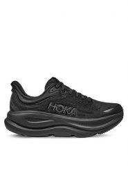 Hoka Buty do biegania Bondi 9 1162014 Czarny. Czarne obuwie sportowe damskie HOKA, bez wzorów, z materiału, do biegania. Za 649.99 zł.
