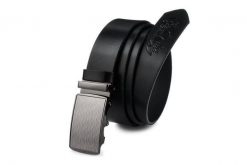 Pasek skórzany BELTIMORE r.100-115 cm A20 czarny. Czarne paski damskie bez wzorów. Za 64.90 zł.