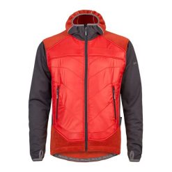 Kurtka polarowa hybrydowa wspinaczkowa męska Milo Deve. Brązowe kurtki męskie Milo, m, bez wzorów, z polaru, sportowe, bez kaptura. Za 499.00 zł.