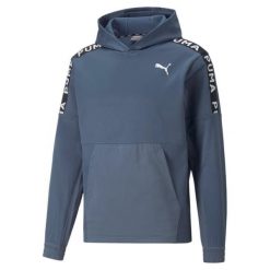Puma Bluza Fit Pwrfleece 52212418. Czarne bluzy męskie Puma, m, bez wzorów, bez kaptura. Za 182.99 zł.