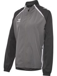 Kurtka sportowa damska Hummel hml Lead 2.0 Woven Jacket Woman. Szare kurtki damskie Hummel, s, bez wzorów, z materiału, bez kaptura, na fitness i siłownię. Za 200.00 zł.