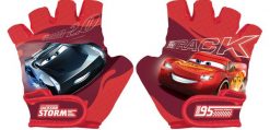 Dziecięce krótkie rękawiczki rowerowe Disney Cars. Czarne rękawiczki dziecięce Seven, bez wzorów, z materiału. Za 62.45 zł.
