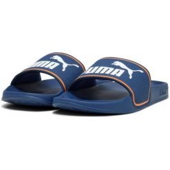 Klapki basenowe dla dorosłych Puma Leadcat 2.0. Niebieskie skarpety damskie Puma, bez wzorów. Za 190.00 zł.
