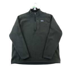 Second life - Bluza polarowa męska czarna - Stan bardzo dobry. Czarne bluzy męskie Patagonia, m, bez wzorów, z materiału, bez kaptura. Za 249.96 zł.