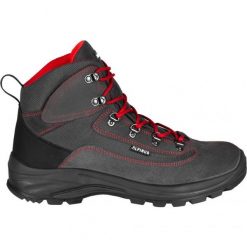 Buty trekkingowe Alpinus Brahmatal High Active GR43321 szare. Szare trekkingi męskie na jesień, trekkingowe. Za 511.82 zł.