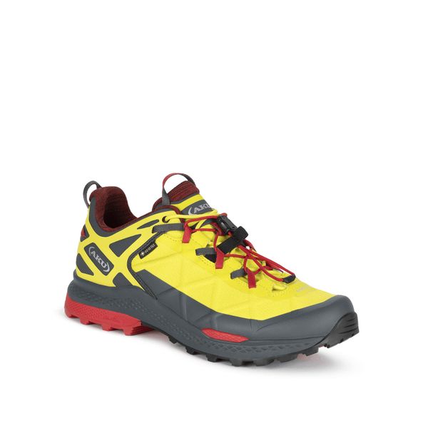 Buty turystyczne męskie AKU M'S ROCKET DFS GTX. Żółte trekkingi męskie Aku, outdoorowe, gore-tex. Za 785.85 zł.