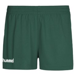 Spodenki sportowe damskie Hummel Core Womens Shorts. Zielone szorty sportowe damskie Hummel, xl, bez wzorów, sportowe, do piłki nożnej. Za 37.00 zł.