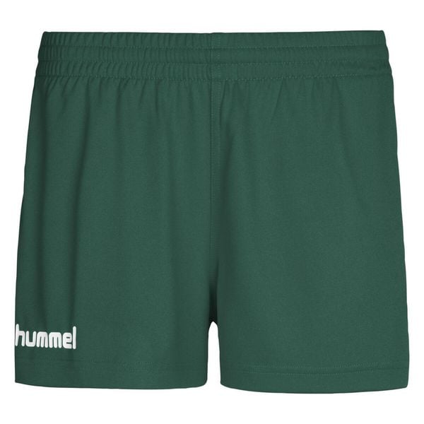 Spodenki sportowe damskie Hummel Core Womens Shorts. Zielone szorty sportowe damskie Hummel, xl, bez wzorów, sportowe, do piłki nożnej. Za 37.00 zł.