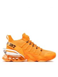 Plein Sport Sneakersy SADS USC0518 STE003N Pomarańczowy. Brązowe buty sportowe męskie Plein Sport, z materiału, bez zapięcia. Za 1,229.00 zł.