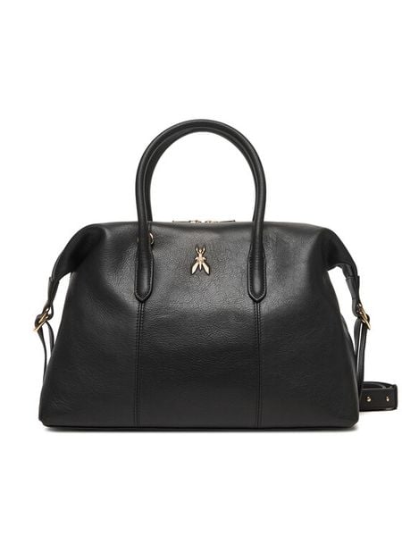 Patrizia Pepe Torebka 2B0145/L162-K103 Czarny. Czarne torebki do ręki damskie Patrizia Pepe, bez wzorów, ze skóry, bez dodatków. Za 1,629.00 zł.