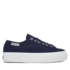 Tenisówki Superga. Niebieskie trampki i tenisówki damskie Superga, bez wzorów, bez zapięcia. Za 299.99 zł.