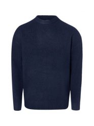 Jack & Jones sweter z dzianiny - JJEsoho Ollie Mężczyźni Sztuczne włókno niebieski, S. Niebieskie swetry przez głowę męskie Jack & Jones, na zimę, m, bez wzorów, z dzianiny, bez kołnierzyka. Za 199.95 zł.