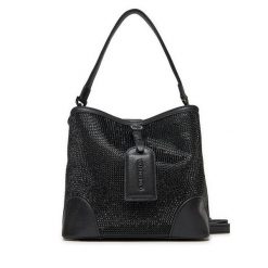 Torebka Valentino. Czarne torebki do ręki damskie Valentino, bez wzorów, klasyczne, bez dodatków. Za 389.99 zł.