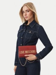 LOVE MOSCHINO Torebka JC4103PP0PKD0459 Czerwony. Czerwone torebki do ręki damskie Love Moschino, bez wzorów, wizytowe, bez dodatków. Za 699.99 zł.