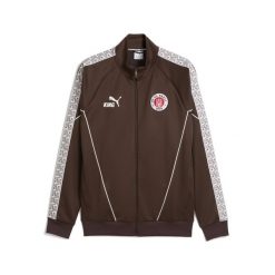 Męska kurtka FC St. Pauli KING Anthem PUMA Espresso Brown White. Białe kurtki sportowe męskie Puma, m, bez wzorów, do biegania. Za 399.00 zł.