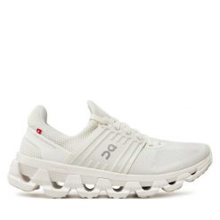 Buty do biegania On. Białe obuwie sportowe damskie On, bez wzorów, do biegania. Za 759.99 zł.