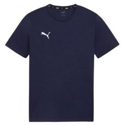 Męska Koszulka Team Goal Casuals. Niebieskie koszulki sportowe męskie Puma, m, bez wzorów, bez kołnierzyka, bez ramiączek, trekkingowe. Za 110.99 zł.