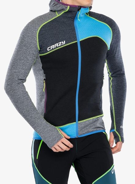 Bluza z kapturem męska Crazy Pull Resolution. Szare bluzy męskie CRAZY, m, bez wzorów, z materiału, z kapturem. Za 577.49 zł.