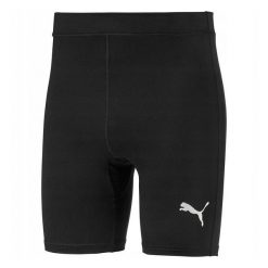 Męskie Spodenki Liga Thermoactive Base Layer Shorts. Czarne krótkie spodenki sportowe męskie Puma, m, bez wzorów, trekkingowe. Za 149.99 zł.