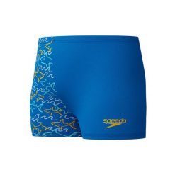 Spodenki kąpielowe chłopięce Speedo Digi Alvr Aqshrt. Niebieskie kąpielówki dla chłopców Speedo, bez wzorów. Za 119.01 zł.