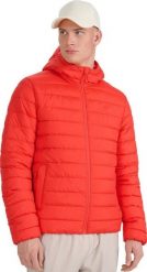 Kurtka męska 4F M598 czerwona 4FWAW25TDJAM598 62S XL. Czerwone kurtki męskie 4f, m, bez wzorów, bez kaptura. Za 499.23 zł.