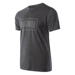 Koszulka treningowa męska Magnum Essential. Szare koszulki sportowe męskie MAGNUM, m, bez wzorów, bez kołnierzyka, bez ramiączek, do piłki nożnej. Za 72.58 zł.