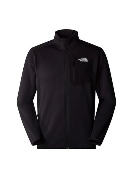 The North Face Polar Crest NF0A897C Czarny Regular Fit. Czarne bluzy męskie The North Face, m, bez wzorów, z polaru, bez kaptura. Za 449.99 zł.