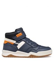 Geox Sneakersy J Perth Boy J367RF 0MEMS C4002 S Granatowy. Niebieskie buty sportowe chłopięce Geox, bez wzorów, ze skóry, bez zapięcia. Za 242.99 zł.
