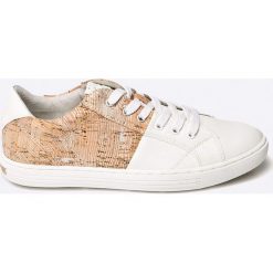 Marco Tozzi - Buty. Szare obuwie sportowe damskie Marco Tozzi, z materiału. W wyprzedaży za 99.90 zł.