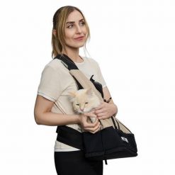 Torba/plecak do wędrówek oraz podróży samolotem CROSSBAG PETRIVE do 9 kg. Brązowe torby i plecaki dziecięce PETRIVE, z materiału, małe. Za 229.00 zł.